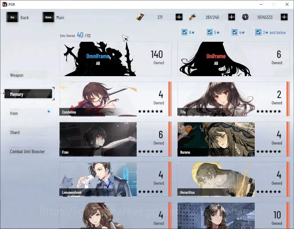 Punishing: Gray Raven Accounts Asia|Lv 97|(SSS Lucia CW,SS Stigmata,SS Daemonnisa image 10
