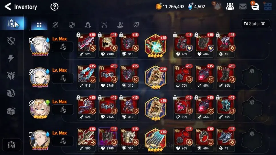 Epic Seven Accounts High-End GLOBAL Unverif|New Era|8 ML(NM Luna,ATywin,US Choux,Etc)+ Setsuka, AS Flan, Ran, etc|PoH 18