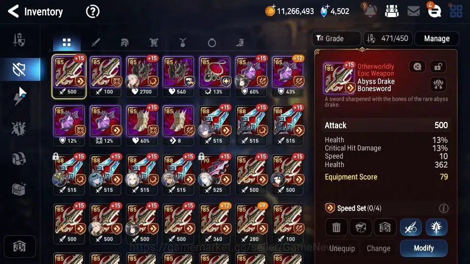 Epic Seven Accounts High-End GLOBAL Unverif|New Era|8 ML(NM Luna,ATywin,US Choux,Etc)+ Setsuka, AS Flan, Ran, etc|PoH 19