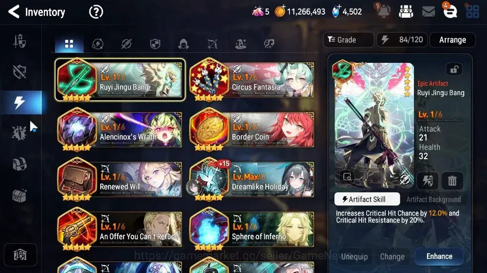 Epic Seven Accounts High-End GLOBAL Unverif|New Era|8 ML(NM Luna,ATywin,US Choux,Etc)+ Setsuka, AS Flan, Ran, etc|PoH 20