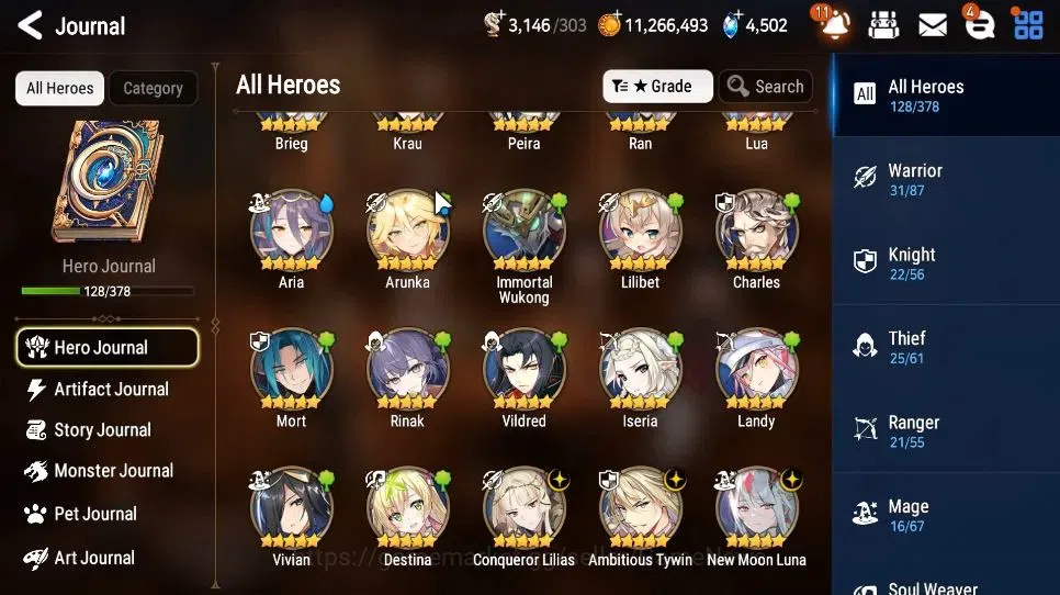Epic Seven Accounts High-End GLOBAL Unverif|New Era|8 ML(NM Luna,ATywin,US Choux,Etc)+ Setsuka, AS Flan, Ran, etc|PoH 6