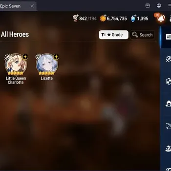 Epic Seven Accounts Starter Global Unverif|Best Starter|2 ML(LQC,Lisette)|PoH+Bless ON|Side Story Locked|MoR 160|SS