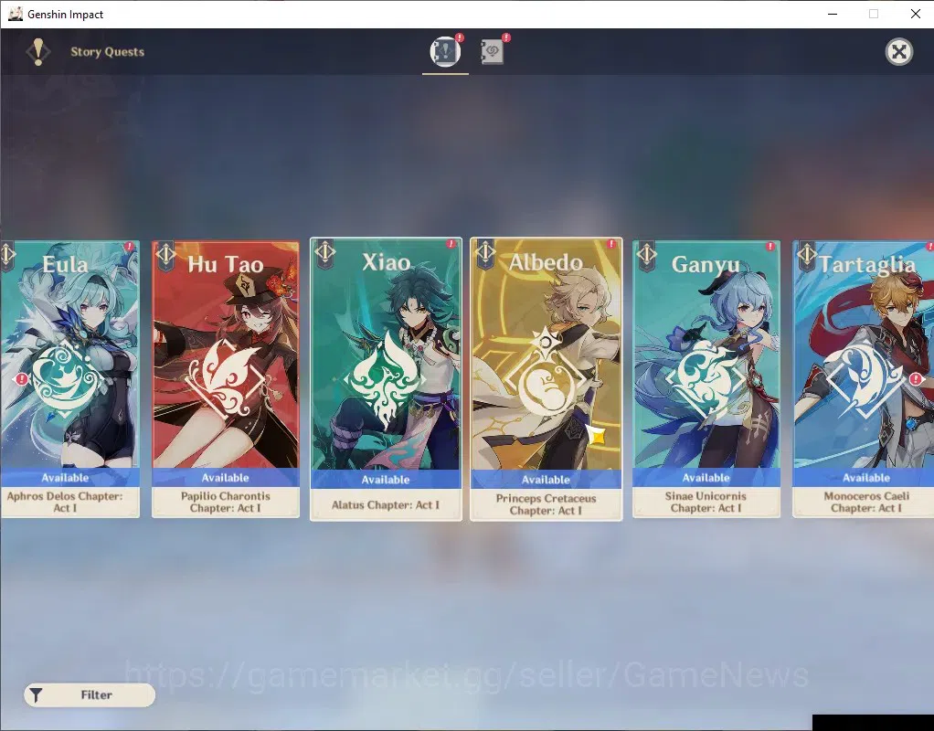 Genshin Impact Accounts ASIA|AR 45|BD Unset|4 Limited + 23 (*4Character)|Z image 14