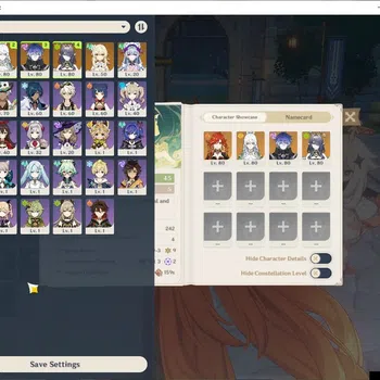 Genshin Impact Others ASIA|AR 45|BD Unset|4 Limited + 23 (*4Character)|Z image 1