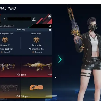 Blood Strike Accounts Others ASIA|1 ETERNAL:UMP45 |1LIMIT Gun: MCX |1 LEGENDARY: M4A1|MELE : Sliper ||CHEK SS