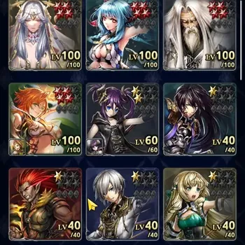 Last Cloudia Accounts Mid‑Game GLOBAL|Rank 19|100,090 Crystal|Top Unit (Demongunner Lilebette,Goddess Lilaha,Alice