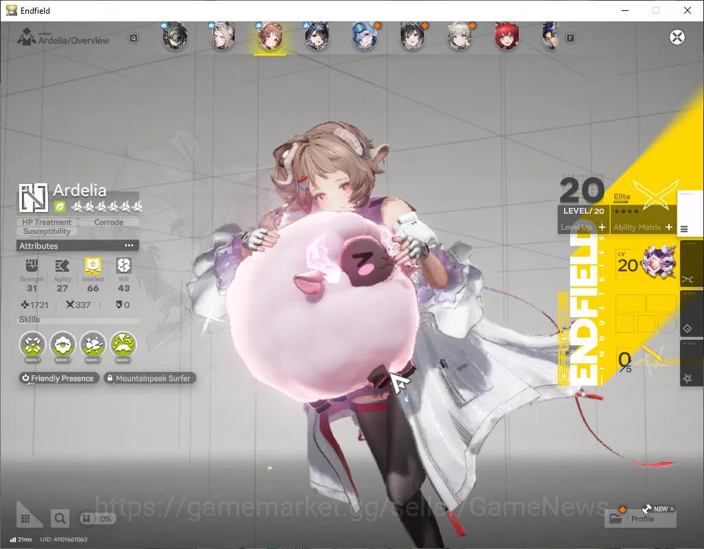 Arknights: Endfield Accounts ASIA|Lv2|3 SSR(1Limited)+3(*6WP)|[Tang tang],Ardel image 4