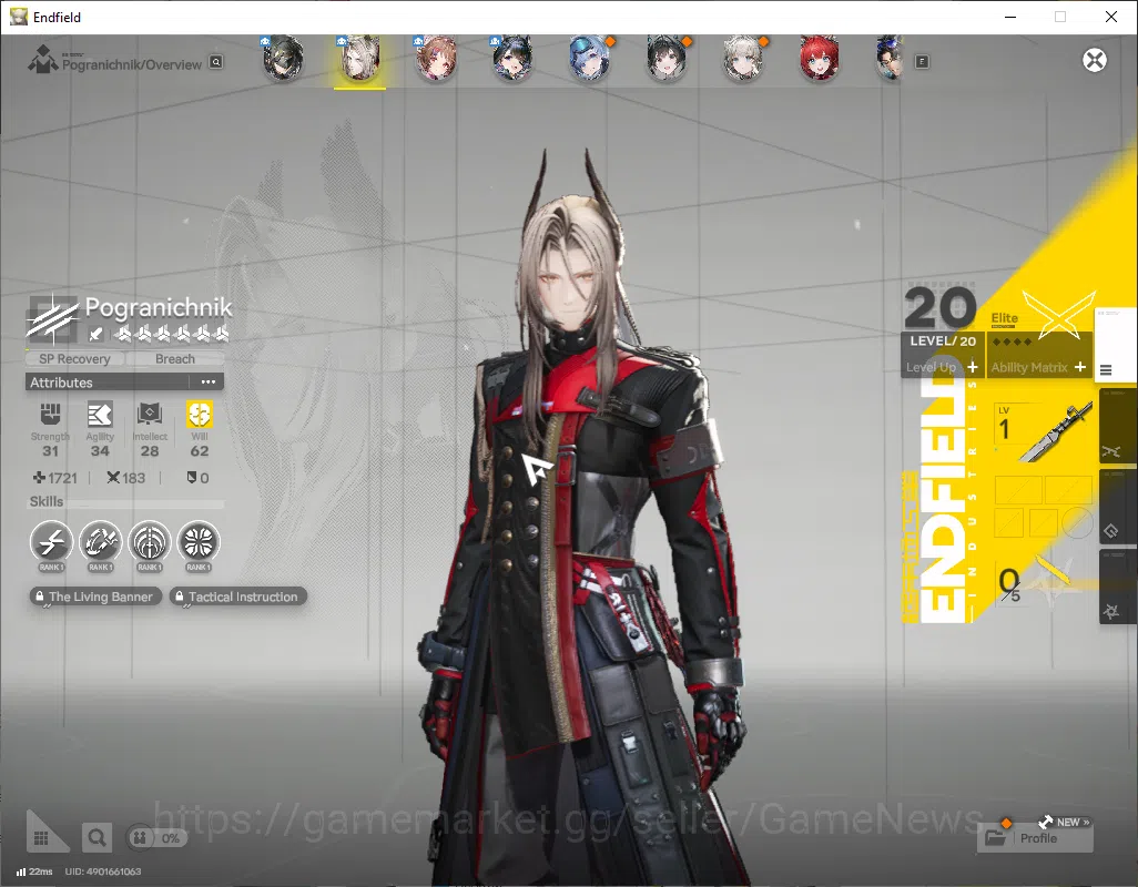 Arknights: Endfield Accounts ASIA|Lv2|3 SSR(1Limited)+3(*6WP)|[Tang tang],Ardel image 5