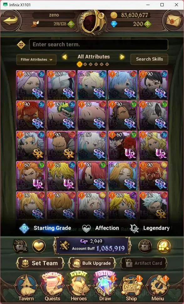 The Seven Deadly Sins: Grand Cross Accounts GLOBAL | 1.08M CC| 200 Dm |UR DKM 2/6, Menor 1/6, image 4