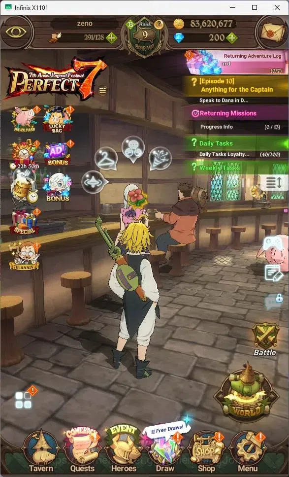 The Seven Deadly Sins: Grand Cross Accounts GLOBAL | 1.08M CC| 200 Dm |UR DKM 2/6, Menor 1/6, image 9