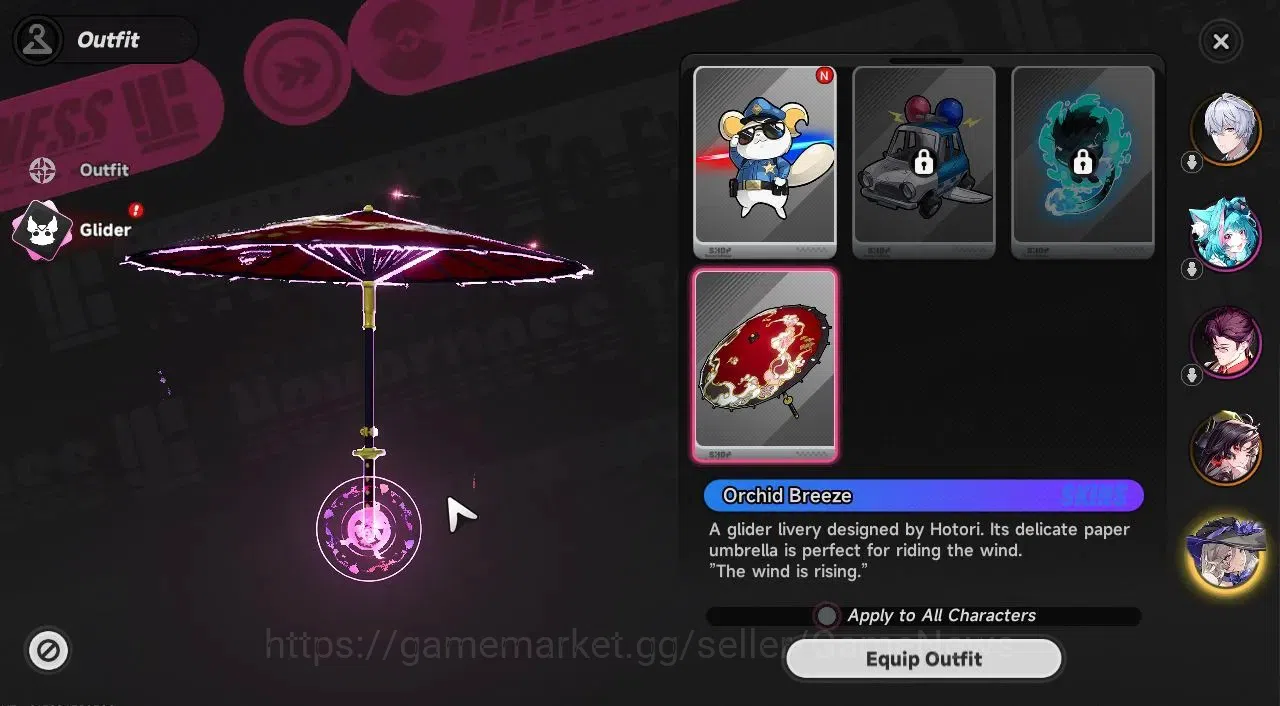 Neverness to Everness Accounts Global EU|HL 3| 2 SSR [Hotori,Jiuyuan]+1 S-Class Char Box|6 SR|Orchid Glider|Selector ON|Male 3