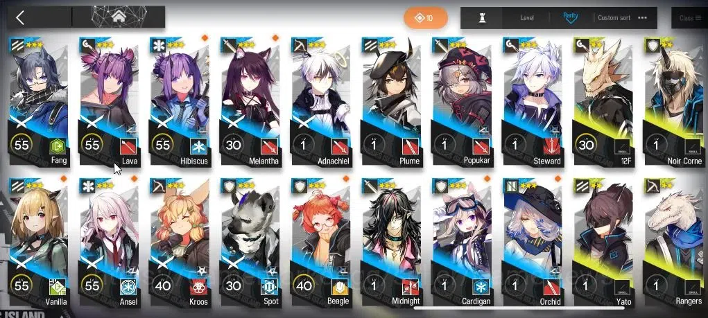 Arknights Accounts Lv 27 | 60 OP + 1 Skin | 8620 Orundum + 130 Origin image 8