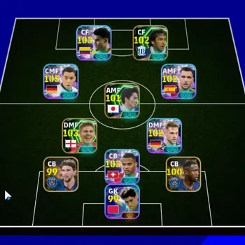 eFootball Accounts Legends & Iconic Players Android|Epic Gerrard,Aubameyang,Ono Shinji,Shevchenko,Raul|9 Show Time Jamal