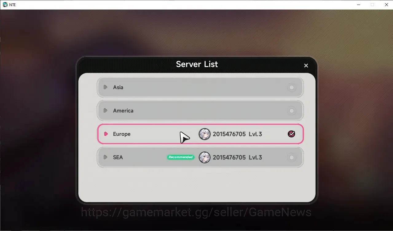 Neverness to Everness Accounts GLOBAL Europe|HL 3|1 S-Class Hotori|1 S-Class Char image 1