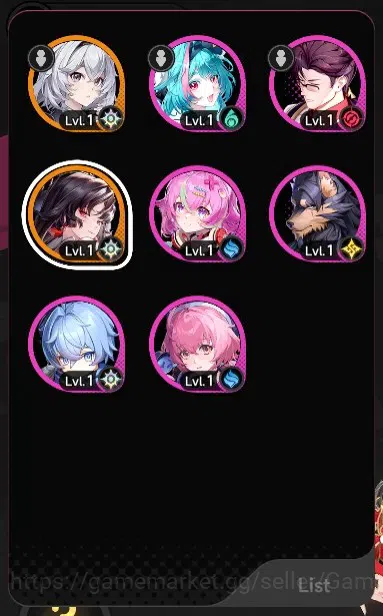 Neverness to Everness Accounts GLOBAL Europe|HL 3|1 S-Class Hotori|1 S-Class Char image 2