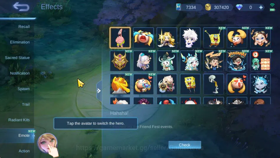 Mobile Legends: Bang Bang Accounts Hero 132|Skin 239|High Glory 53|KOF Karina,CC Nata image 2