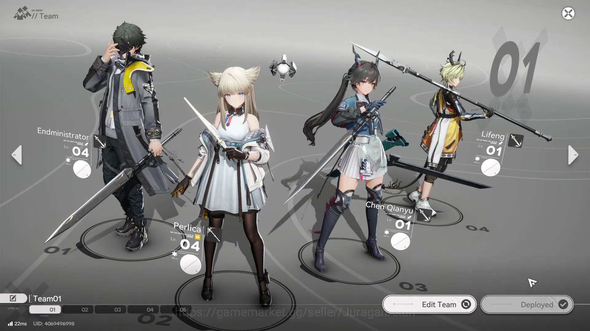 Arknights: Endfield Accounts ASIA LVL 2|Fresh Starter 1SSR(Lifeng)+5 SR|2 WEAPON B6(Night Nova,Forgeborn Scathe)|Female