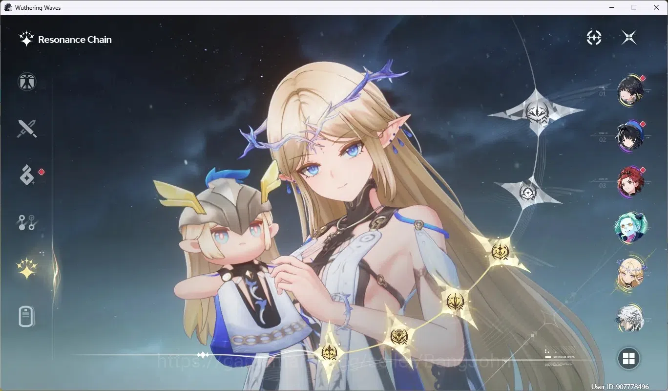 Wuthering Waves Accounts SEA | UL 49 | Rank 5 | 2 Char Limited Cartethyia R image 3