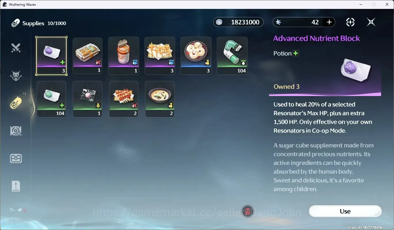 Wuthering Waves Accounts SEA | UL 49 | Rank 5 | 2 Char Limited Cartethyia R image 6