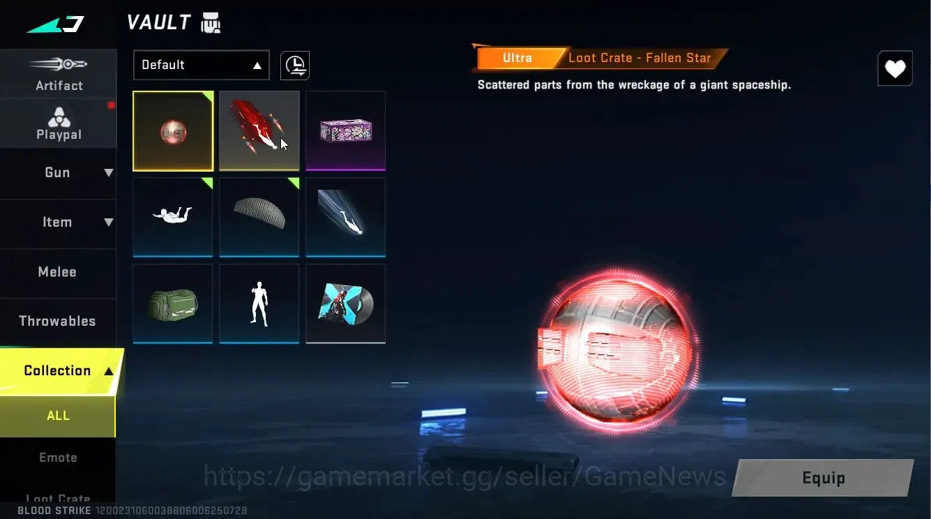 Blood Strike Accounts ASIA|ULTRA Striker[ZERO-Agent Zero]|Legendary [MCX image 7