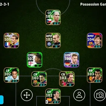 eFootball Accounts Legends & Iconic Players Mobile|PW 3181|Frank Lampard BigT,Antonie Griezmann PAC,Lionel Messi Barca