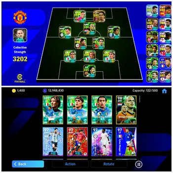 eFootball Accounts Legends & Iconic Players ➤1,400+ Android Coin ➤3202+ Collective Strength ➤Italy Best CB Peak ➤Paolo