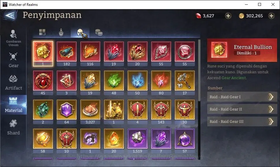 Watcher of Realms Accounts GLOBAL 60x|Lv 56|1,8M Power|3K Gems|2 Lord[Praetus image 17