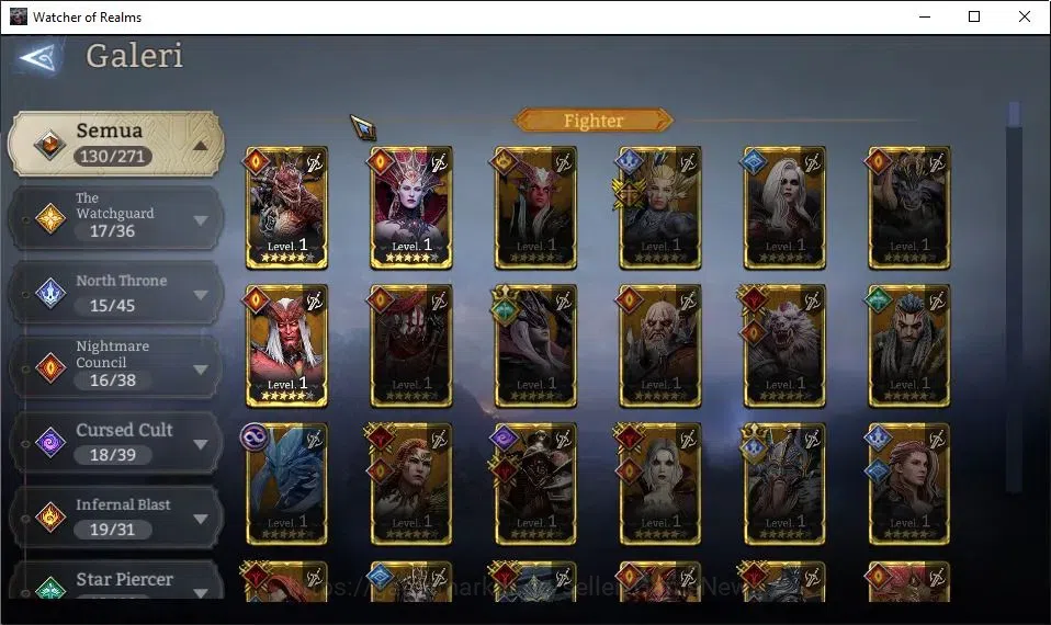 Watcher of Realms Accounts GLOBAL 60x|Lv 56|1,8M Power|3K Gems|2 Lord[Praetus image 20