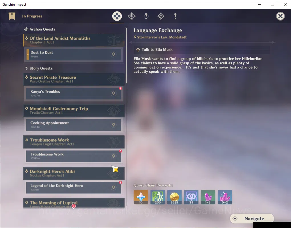 Genshin Impact Accounts ASIA|Starter|AR 25|1 Limited+2(*5Weapon)| LinneaC1 image 4