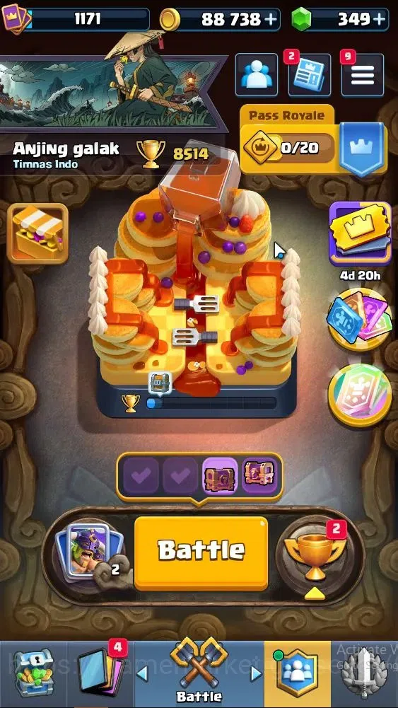 Clash Royale Accounts High-End Lv 1171|Trophy 8514|KTL 13|Arena 22|Card 116/122|1 HERO 12 EVO 4 Champ 20 legendary 33 Epic 1