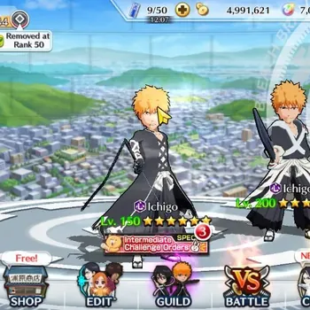 Bleach: Brave Souls Accounts Starter Global| 37K BP+8K Orb | Fresh Story | Ichigo TYBW25,TYBW24 | Rangiku SW | Tensa