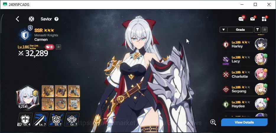 StarSavior Accounts Global|Lv 93|30 SSR[(Rosaria,Asherah Waltz,Carmen, image 10