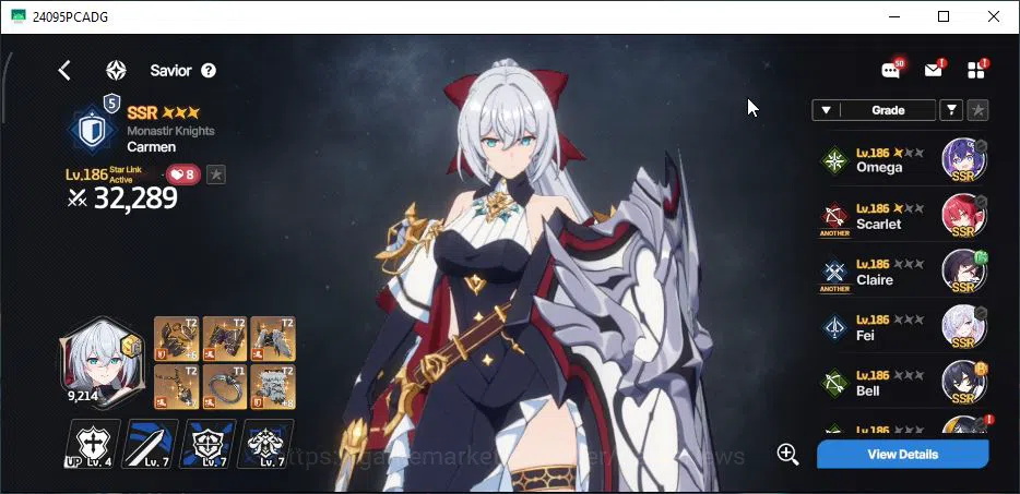 StarSavior Accounts Global|Lv 93|30 SSR[(Rosaria,Asherah Waltz,Carmen, image 11