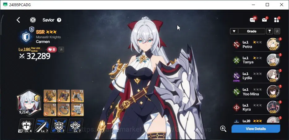 StarSavior Accounts Global|Lv 93|30 SSR[(Rosaria,Asherah Waltz,Carmen, image 13