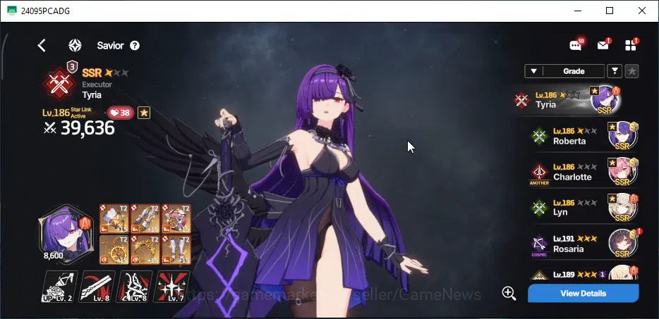 StarSavior Accounts Global|Lv 93|30 SSR[(Rosaria,Asherah Waltz,Carmen, image 3