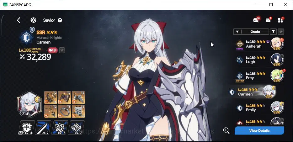 StarSavior Accounts Global|Lv 93|30 SSR[(Rosaria,Asherah Waltz,Carmen, image 9