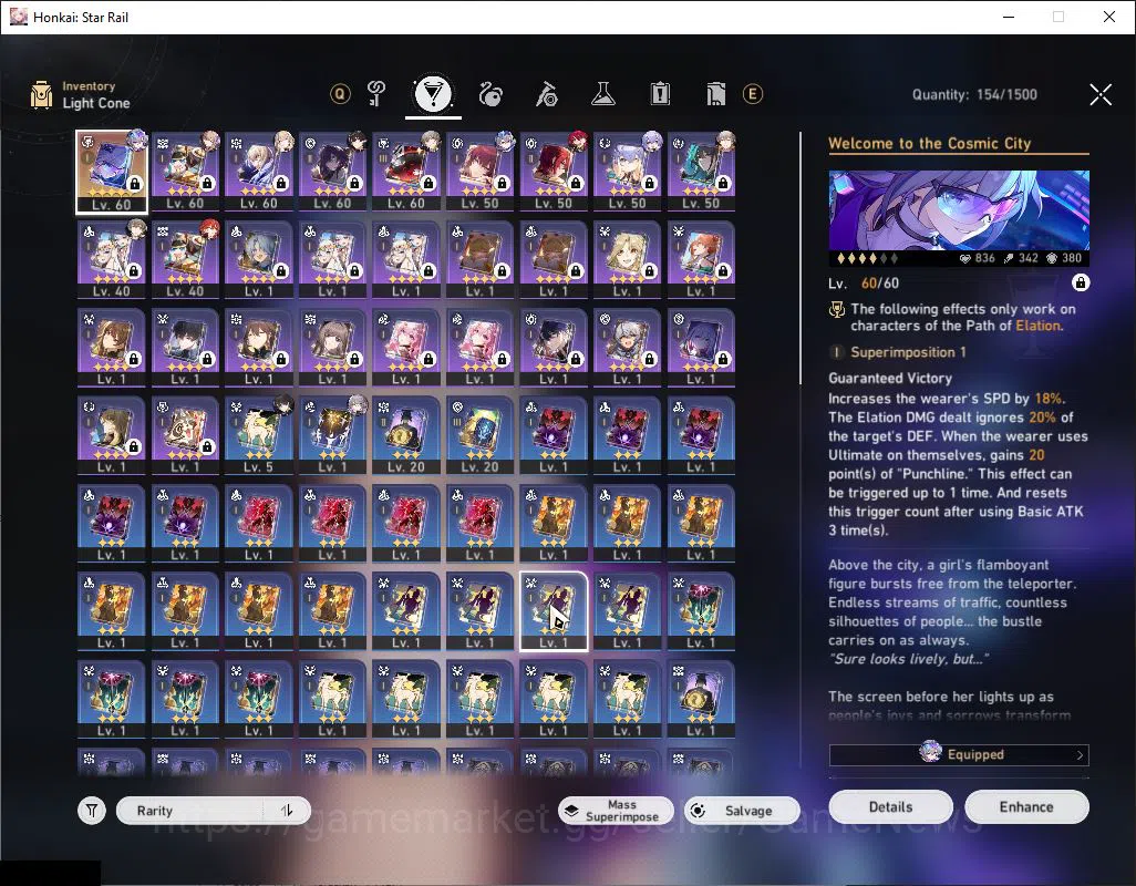 Honkai Star Rail Accounts ASIA|TL 48|1,6K SJ+Selector B5 ON+2 Golden Compani image 11