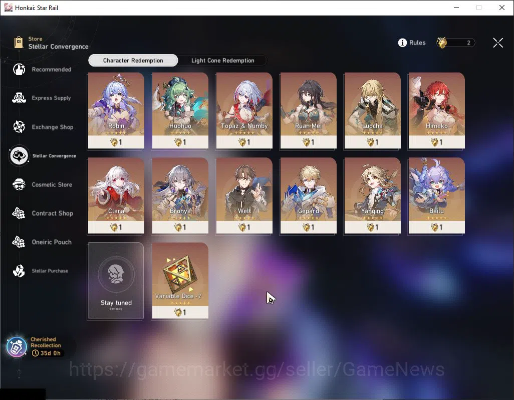 Honkai Star Rail Accounts ASIA|TL 48|1,6K SJ+Selector B5 ON+2 Golden Compani image 2