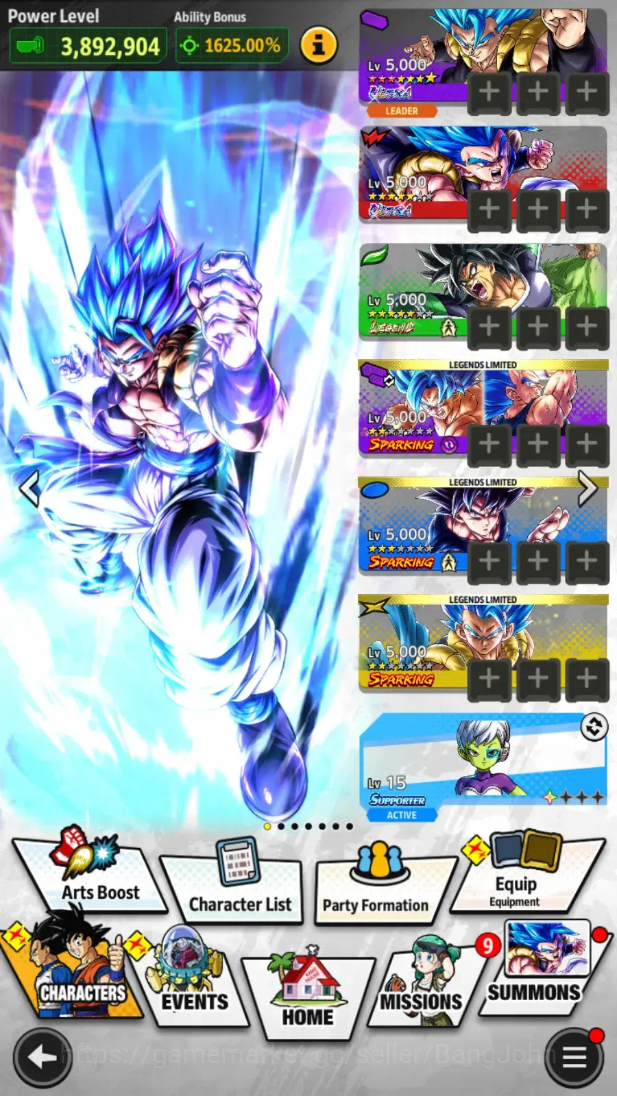 Dragon Ball Legends Accounts Android|Lvl 149|115M Power|28 CC|1 LR|3 UL|1 LR Br image 13