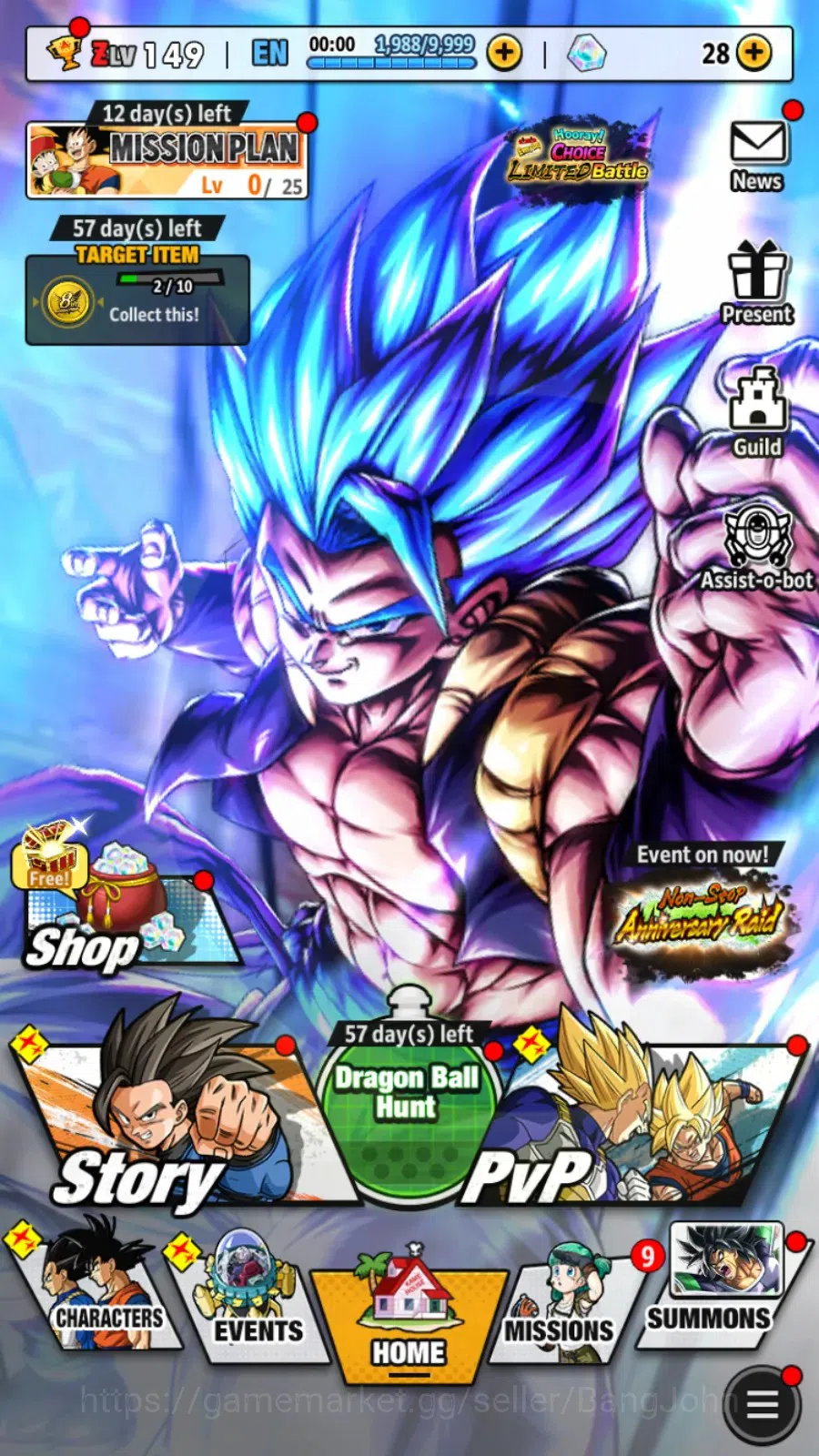 Dragon Ball Legends Accounts Android|Lvl 149|115M Power|28 CC|1 LR|3 UL|1 LR Br image 14