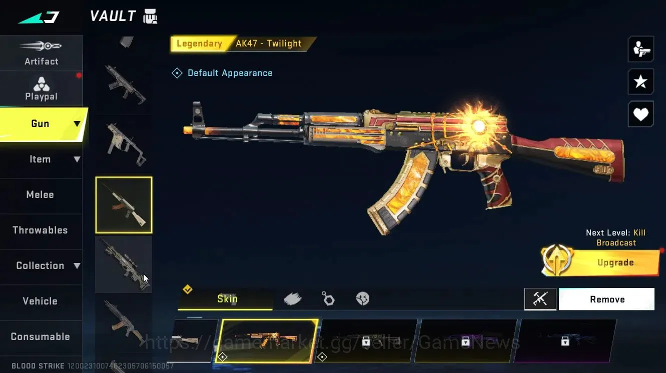 Blood Strike Accounts ASIA|ETERNAL UZI-Scorpius Lv2|Collab TOKREV[JACK-T image 10