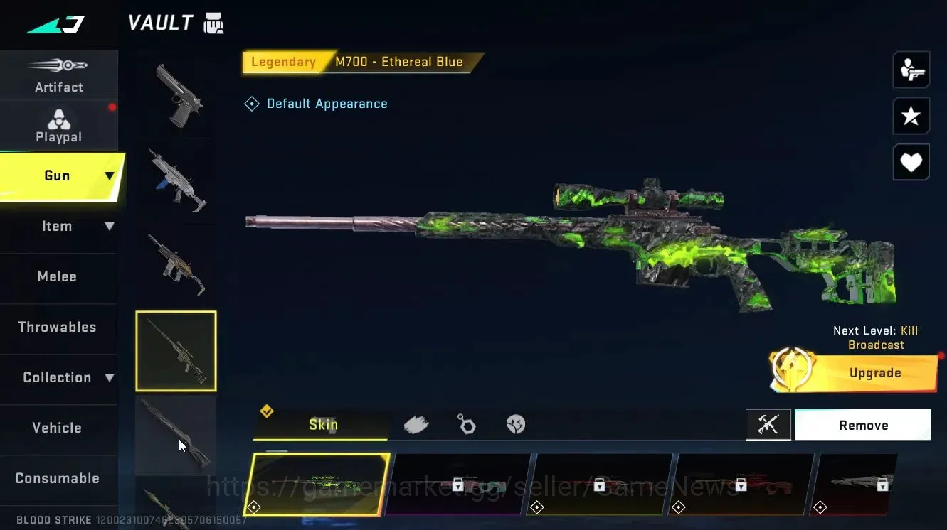 Blood Strike Accounts ASIA|ETERNAL UZI-Scorpius Lv2|Collab TOKREV[JACK-T image 11