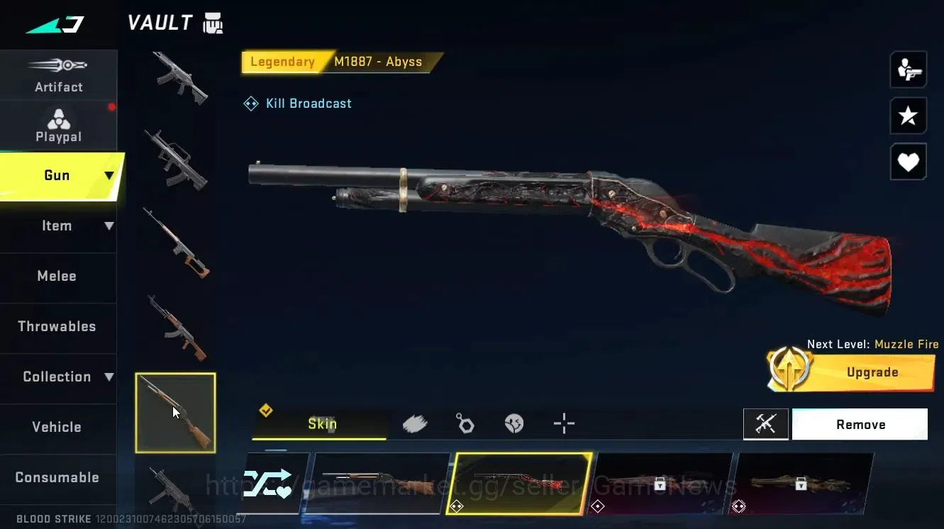 Blood Strike Accounts ASIA|ETERNAL UZI-Scorpius Lv2|Collab TOKREV[JACK-T image 12