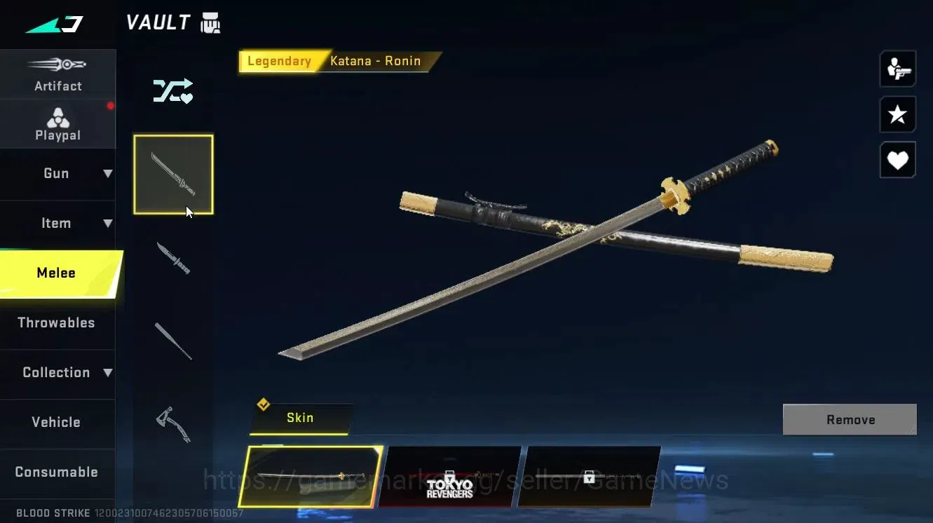 Blood Strike Accounts ASIA|ETERNAL UZI-Scorpius Lv2|Collab TOKREV[JACK-T image 13