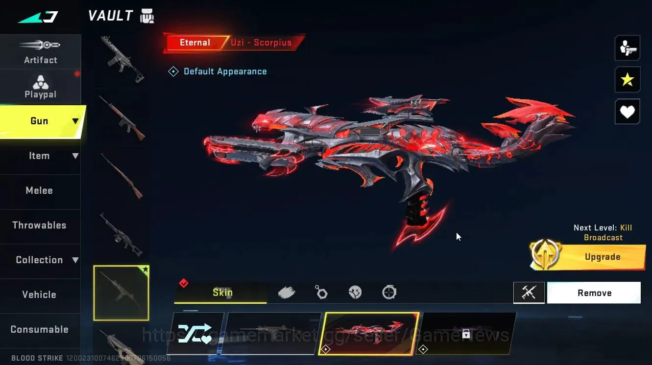 Blood Strike Accounts ASIA|ETERNAL UZI-Scorpius Lv2|Collab TOKREV[JACK-T image 6