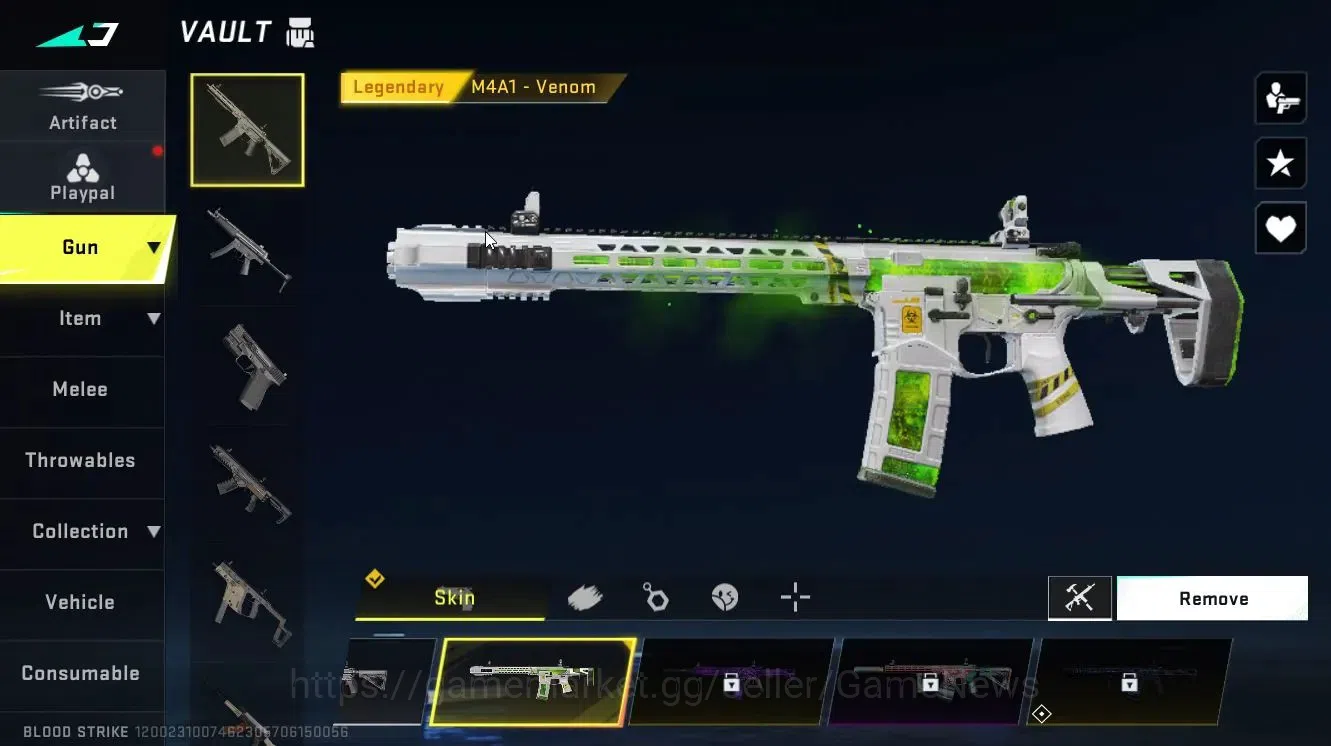 Blood Strike Accounts ASIA|ETERNAL UZI-Scorpius Lv2|Collab TOKREV[JACK-T image 8