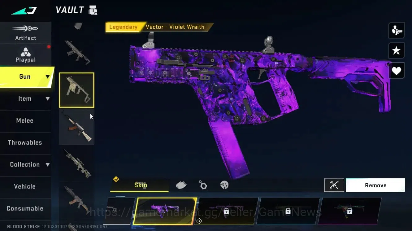 Blood Strike Accounts ASIA|ETERNAL UZI-Scorpius Lv2|Collab TOKREV[JACK-T image 9