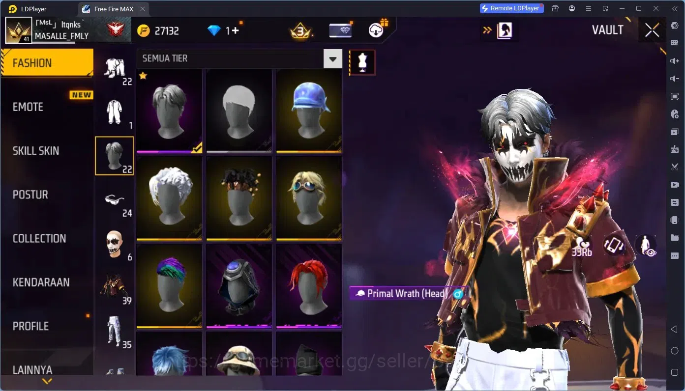 Free Fire Accounts Indonesia | Vault 76| M1887- Hand of Hope| Backpac image 6