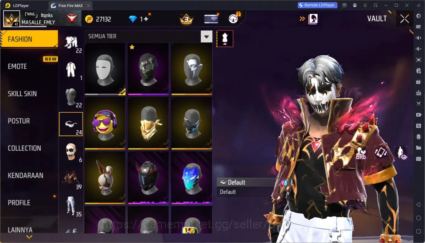 Free Fire Accounts Indonesia | Vault 76| M1887- Hand of Hope| Backpac image 7