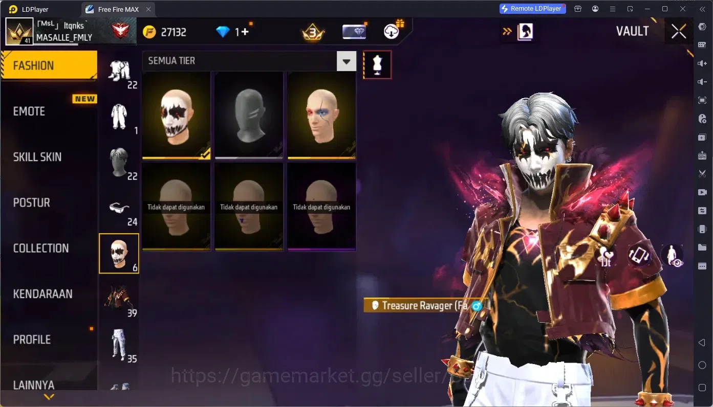 Free Fire Accounts Indonesia | Vault 76| M1887- Hand of Hope| Backpac image 8